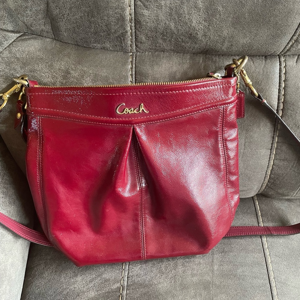 Coach vintage leather bag